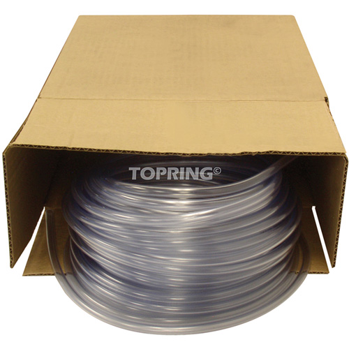 Tube, Air/Eau, 0,625" DE x 100' lo, PVC, Transparent, 30 psi @ 20°C Moffatt Supply & Specialties