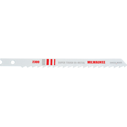 Jigsaw Blades, Bi-Metal, U-Shank, 4" L, 6 TPI Moffatt Supply & Specialties