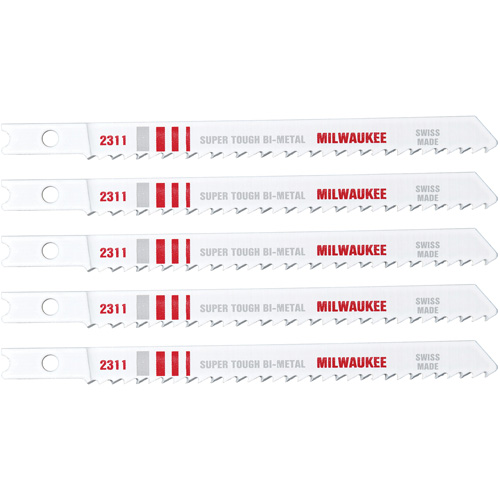 Jigsaw Blades, Bi-Metal, U-Shank, 4" L, 10 TPI Moffatt Supply & Specialties
