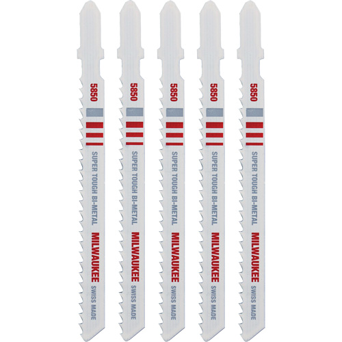 Jigsaw Blade, Bi-Metal, T-Shank, 4" L, 8 TPI Moffatt Supply & Specialties