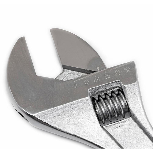 Cl&eacute; &agrave; manche conique r&eacute;glable — emball&eacute; sur carte, 18" lo, la max. 2-1/16"/53 mm, Chrome/Poli Moffatt Supply & Specialties