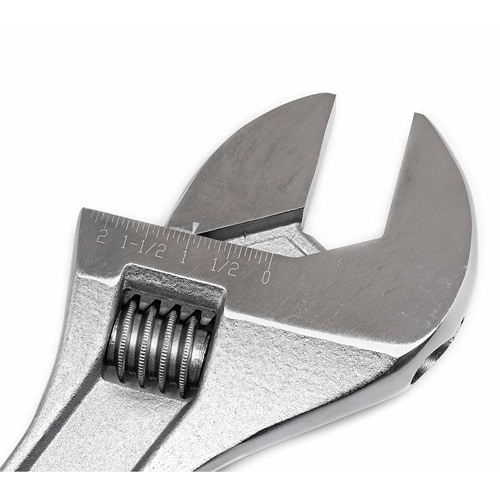 Cl&eacute; &agrave; manche conique r&eacute;glable — emball&eacute; sur carte, 18" lo, la max. 2-1/16"/53 mm, Chrome/Poli Moffatt Supply & Specialties