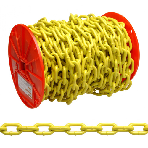 Proof Coil Chain, Low Carbon Steel, 1/4" x 60' (18.3 m) L, Grade 30, 1300 lbs. (0.65 tons) Load Capacity Moffatt Supply & Specialties