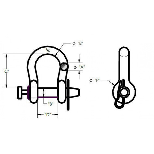 Straight Long Body Clevis Pin Moffatt Supply & Specialties