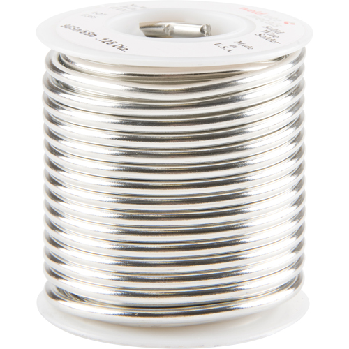 M&eacute;tal d'apport standard, Sans plomb, 95 % d'&eacute;tain, 5 % d'antimoine, &acirc;me Plein, dia. 0,125" Moffatt Supply & Specialties