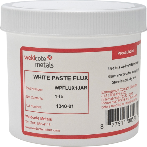 Flux de brasage blanc en p&acirc;te Moffatt Supply & Specialties