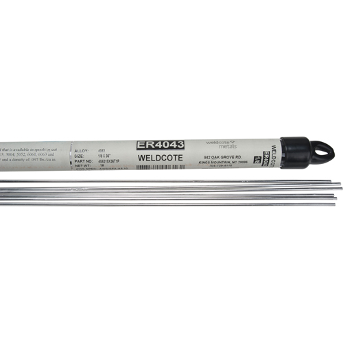 Baguettes pour soudage TIG en longueurs de 36", 3/32", Aluminium Moffatt Supply & Specialties