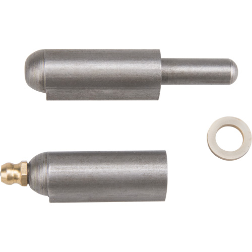 Weld-On Hinge, 0.512" Dia. x 3.15" L, Mild Steel w/Fixed Steel Pin Moffatt Supply & Specialties