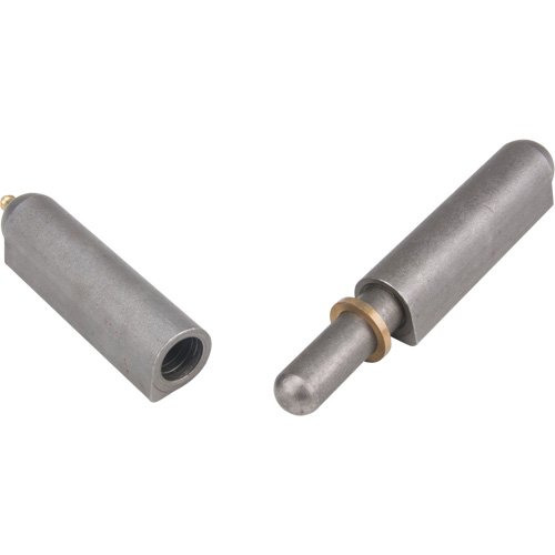 Weld-On Hinge, 0.906" Dia. x 7.874" L, Mild Steel w/Fixed Steel Pin Moffatt Supply & Specialties