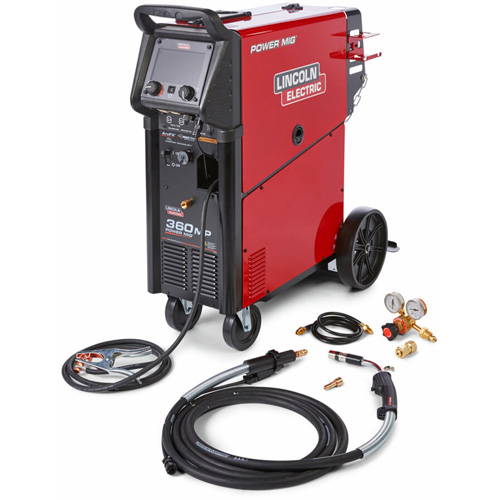POWER MIG&reg; 360MP Multi-Process Welder, 208 V/230 V/460 V/575 V, 1 Ph, 50/60 Hz Moffatt Supply & Specialties