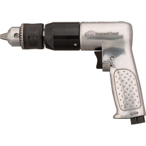 Reversible Air Drill, 4 CFM, 1/4" NPTF, 94 dBA, 1/2" Chuck, Keyed Moffatt Supply & Specialties
