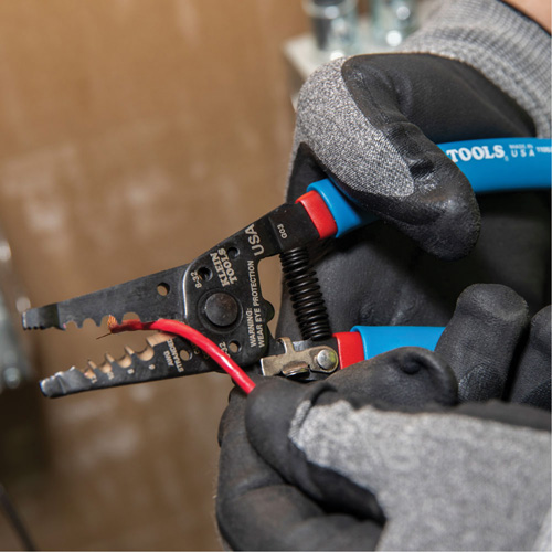 Klein-Kurve&reg; Wire Stripper/Cutter, 7-1/2" L, 6-12 AWG Moffatt Supply & Specialties