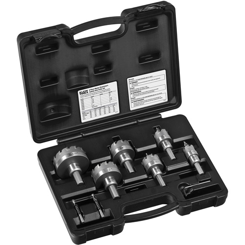 Master Electrician's Hole Cutter Kit, 8 Pieces Moffatt Supply & Specialties