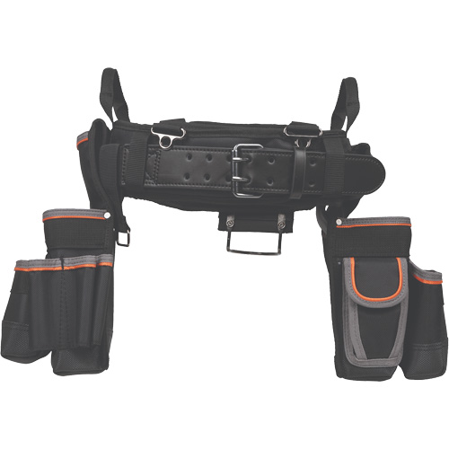 Ceinture &agrave; outils d&eacute;lectricien Tradesman Pro, Nylon, Noir Moffatt Supply & Specialties