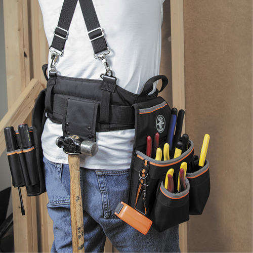 Ceinture &agrave; outils d&eacute;lectricien Tradesman Pro, Nylon, Noir Moffatt Supply & Specialties