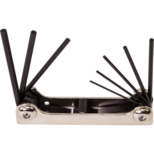 Folding Hex Key Set, 8 Pcs., Imperial Moffatt Supply & Specialties