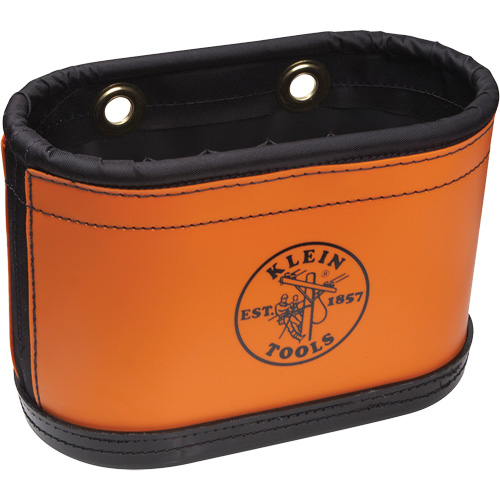 Hard-Body Oval Bucket with Kickstand, Canvas, 14" Dia. x 10" H Moffatt Supply & Specialties