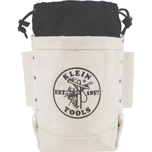 Sac &agrave; outils extra haut avec boulon de fermeture sup&eacute;rieure, Porte-outil, Toile, 3 Poches Moffatt Supply & Specialties