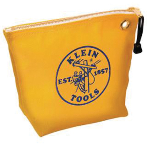 Zipper Tool Pouch, Canvas, 1 Pockets, Yellow Moffatt Supply & Specialties