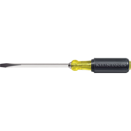 Heavy-Duty Slot Keystone Screwdriver, 5/16", 10-15/16" L, Cushion Grip Handle Moffatt Supply & Specialties