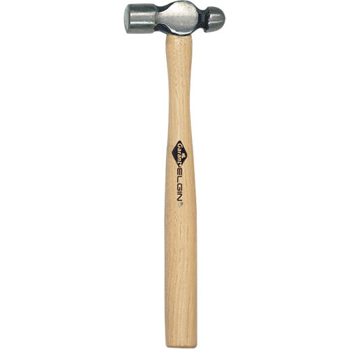 Ball Pein Hammer, 12 oz. Head Weight, Wood Handle Moffatt Supply & Specialties
