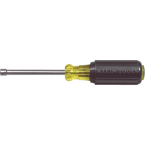 Metric Nut Driver, 4 mm Drive, 6-3/4" L, Non Magnetic Moffatt Supply & Specialties
