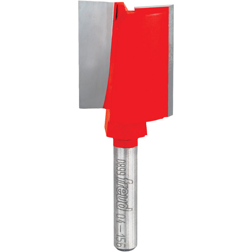 Router Bit - Double Flute Straight Bit, 1" Dia., 3/4" H, 2-9/16" L, 1/4" Shank Moffatt Supply & Specialties