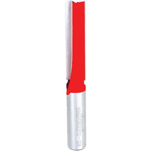 Fraise - foret droit &agrave; double cannelure, 1/2" dia, 1-1/4" ha, 4-1/8" lo, 1/2" Manche Moffatt Supply & Specialties