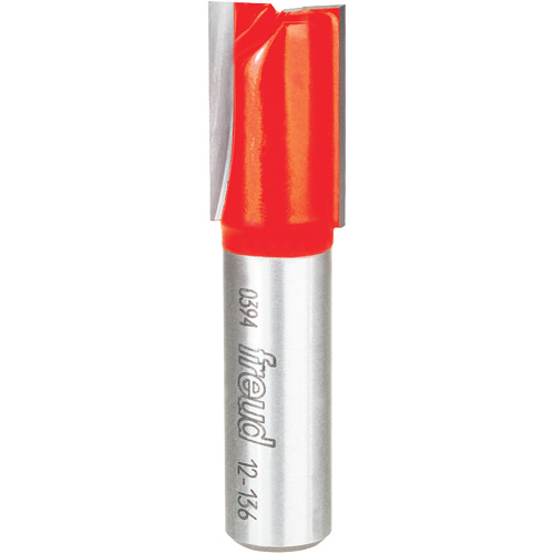 Fraise - foret droit &agrave; double cannelure, 5/8" dia, 1-1/2" ha, 2-1/2" lo, 1/2" Manche Moffatt Supply & Specialties