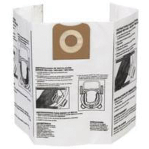High-Efficiency Vacuum Dust Bags, 12 - 16 US gal. Moffatt Supply & Specialties
