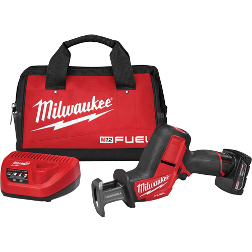 M12 Fuel Hackzall&reg; Reciprocating Saw Kit, 12 V, Lithium-Ion Battery, 0 - 3000 SPM Moffatt Supply & Specialties