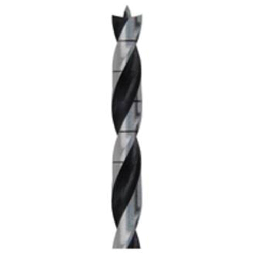 Brad Point Wood Bit, 1/2", 6" Length, 3/8" Shank Moffatt Supply & Specialties