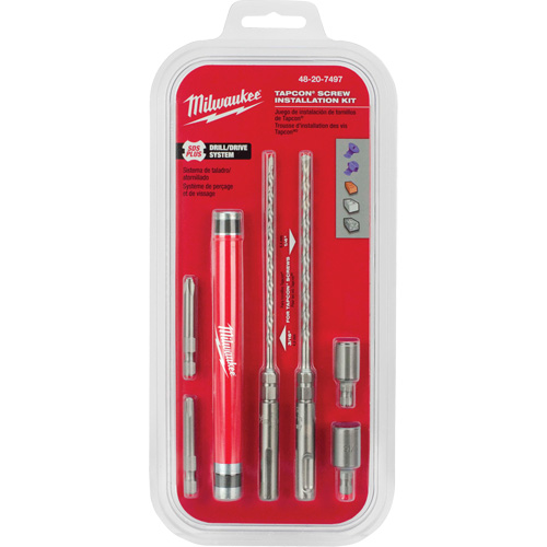 Trousse d'installation de vis de scellement, 8 morceaux, Carbure Moffatt Supply & Specialties