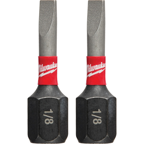 Shockwave Insert Bits, Slot, #6/1/8", 1/4" Drive Moffatt Supply & Specialties