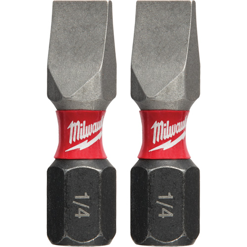 Shockwave Insert Bits, Slot, #10/1/4", 1/4" Drive Moffatt Supply & Specialties