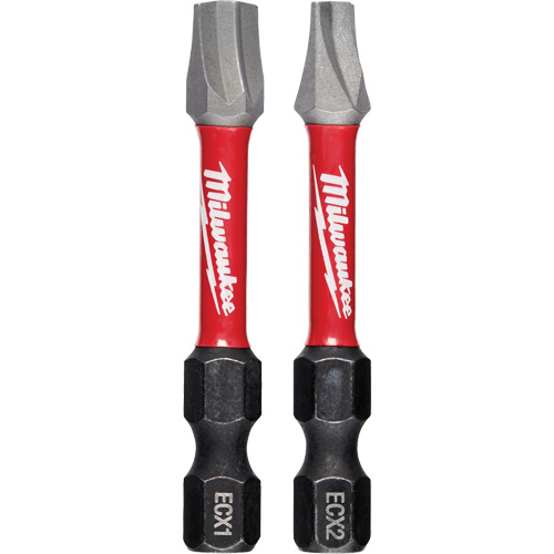 Jeu d'embouts de vissage &agrave; percussion Shockwave ECX, 2 Mcx, Tourne-&eacute;crou Moffatt Supply & Specialties