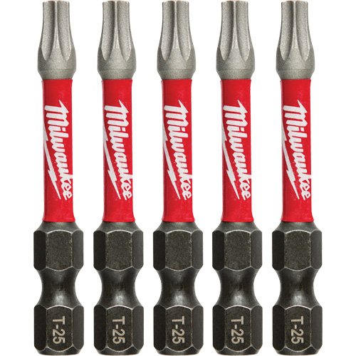 Shockwave Impact Power Bit, Torx, T-25 Tip, 1/4" Drive Size, 2" Length Moffatt Supply & Specialties