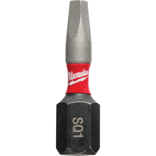 Shockwave Impact Insert Bit, Square, #1, 1/4" Drive Moffatt Supply & Specialties
