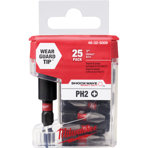 Shockwave Magnetic Bit Tip Holder with Insert Bits, 26 Pcs., Phillips Moffatt Supply & Specialties