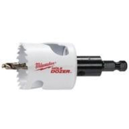 Scie-cloche Hole Dozer avec arbre, 1-3/4", Profondeur de la coupe 1-5/8", Bim&eacute;tal Moffatt Supply & Specialties