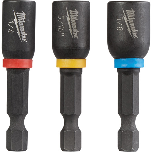 Shockwave Impact Duty Magnetic Nut Driver Set, 3 Pcs., Nutsetter Moffatt Supply & Specialties