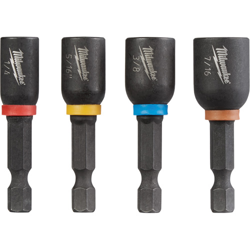 Shockwave Impact Duty Magnetic Nut Driver Set, 4 Pcs., Nutsetter Moffatt Supply & Specialties