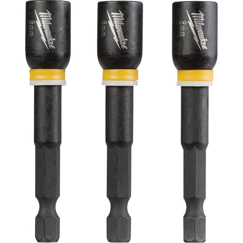 Tourne-&eacute;crou Shockwave Impact Duty, Embout 1/4", Prise 8 mm, 2-9/16" lo, Magn&eacute;tique Moffatt Supply & Specialties