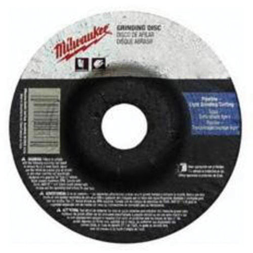 Grinding Wheel, 4-1/2" x 1/4", 7/8" Arbor, Zirconium, Type 27 Moffatt Supply & Specialties