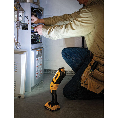 Max Cordless Hand-Held Area Light, LED, 500 Lumens, 3 Hrs. Run Time, Rechargeable Batteries, Not Included Moffatt Supply & Specialties