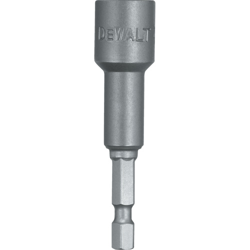 Nutdriver, 7/16" Tip, 1/4" Drive, 1-7/8" L, Magnetic Moffatt Supply & Specialties