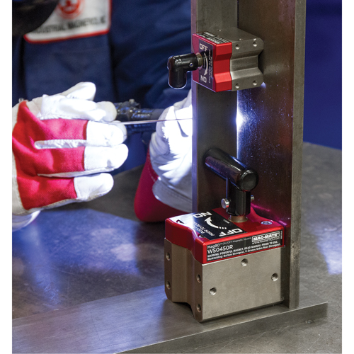 Mag90 On/Off Magnetic Squares, 3" L x 2-1/2" W x 4-5/8" H, 450 lbs. Moffatt Supply & Specialties