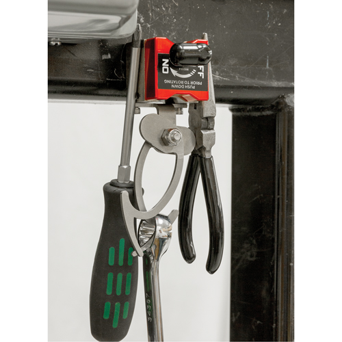 On/Off Magnetic Hanging Hooks, 5-3/4" Length, 1-3/4" Diameter, 35 lbs. Capacity Moffatt Supply & Specialties