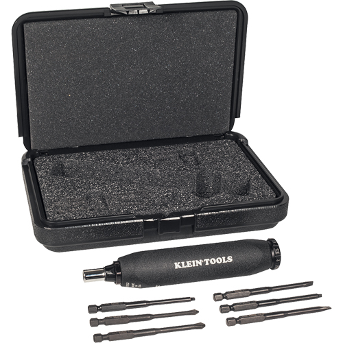 Torque Screwdriver Set, 5 - 40 in. lbs. Torque Range, 5" Length Moffatt Supply & Specialties