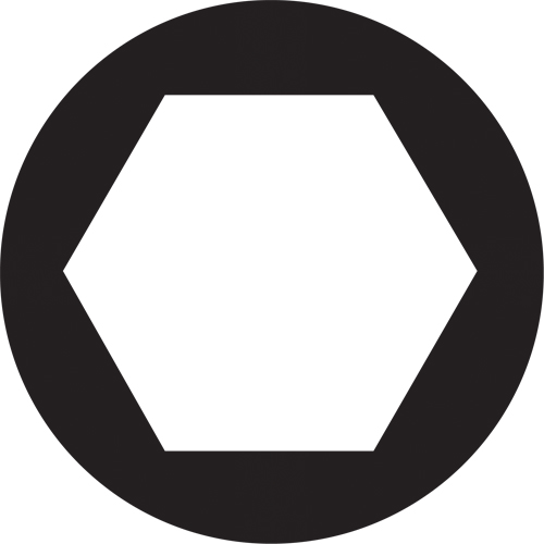 Embout de rechange pour tournevis multi embouts Sixpac Plus, Hexagonale, 3/32", Prise 1/4" Moffatt Supply & Specialties